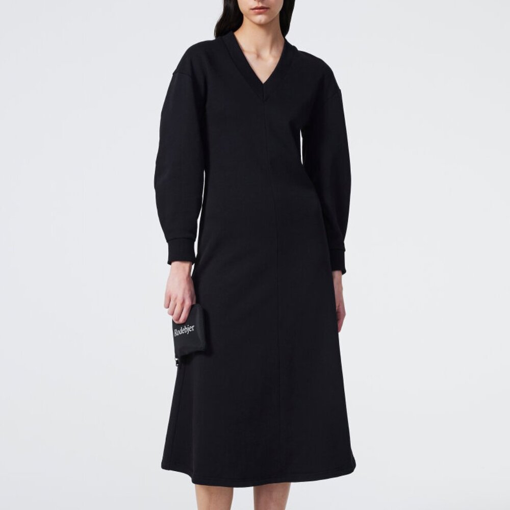 RODEBJER GISEBA COTTON DRESS / SIZE: MEDIUM/ COLOR: BLACK